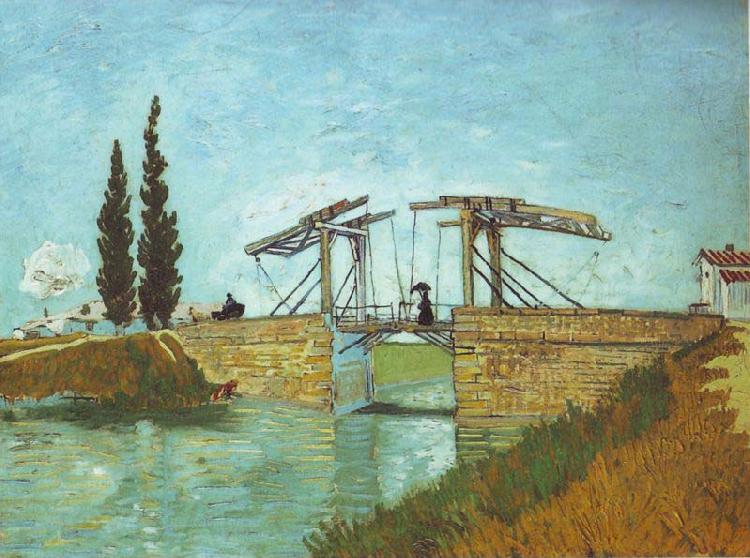 Vincent Van Gogh Bridge at Arles France oil painting art